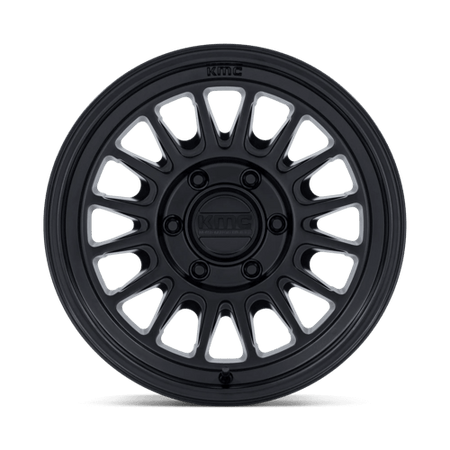 KMC Impact Fft 17x8 Matte Black wheel