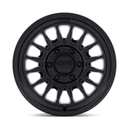 KMC Impact Fft 17x8.5 Matte Black wheel
