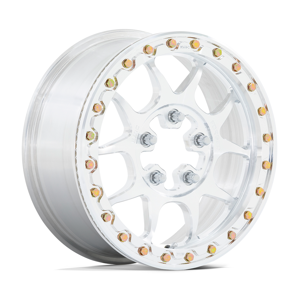 KMC Toro Forged UTV Beadlock 15x6 Raw Machined Forged wheel