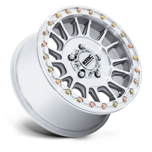 KMC Impact UTV Beadlock 15x7 Machined wheel