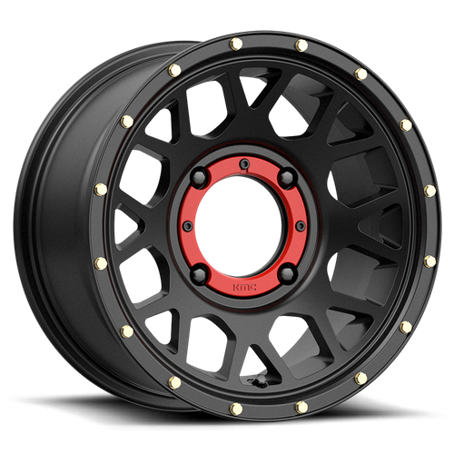 KMC Grenade UTV 14x7 Satin Black wheel