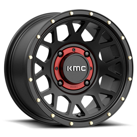KMC Grenade UTV 14x7 Satin Black wheel