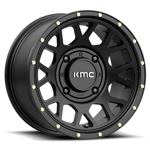 KMC Grenade UTV 14x7 Satin Black wheel