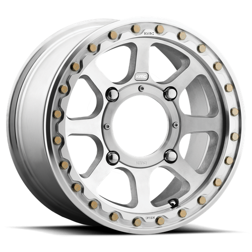 KMC Addict 2 UTV Beadlock 15x6 Machined wheel
