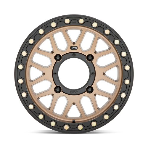 KMC Grenade UTV Beadlock 15x7 Satin Bronze wheel