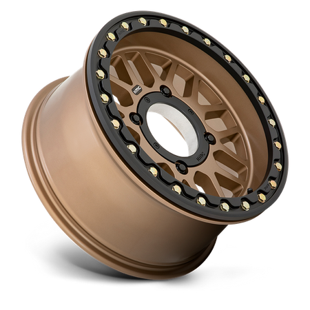 KMC Grenade UTV Beadlock 15x7 Satin Bronze wheel