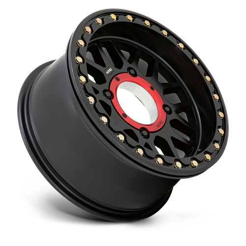 KMC Grenade UTV Beadlock 14x7 Satin Black wheel