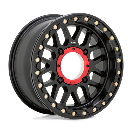 KMC Grenade UTV Beadlock 14x7 Satin Black wheel