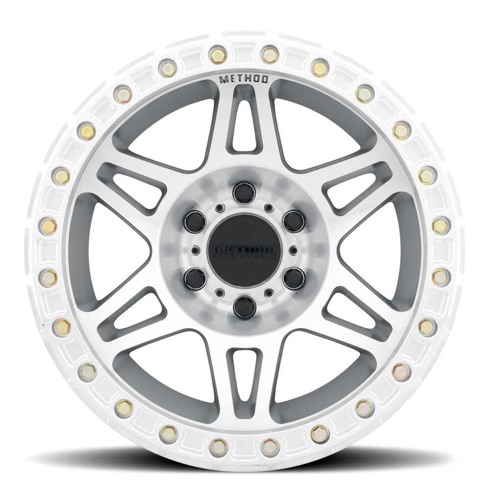 Aluminum Wheels 17x9 Beadlock MR106 Bolt Pattern 5 On 127 Offset -44 Lip Size 0 Machined SL Clear Coat Method