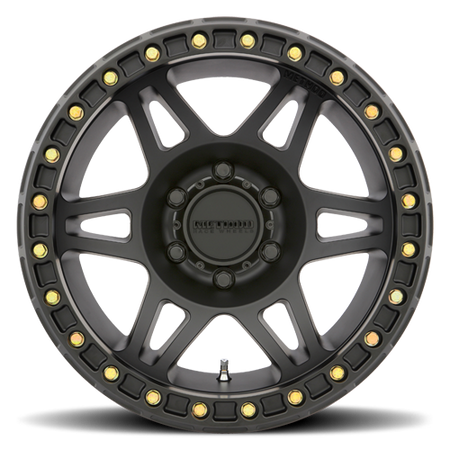 Aluminum Wheels 17x9 Beadlock MR106 Bolt Pattern 5 On 127 Offset -44 Lip Size 0 Matte Black MB Method