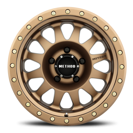 Aluminum Wheels 15x8 Double Standard MR304 Bolt Pattern 5 On 114.3 Offset -24 Lip Size 3.5 Method Bronze BRZ Method