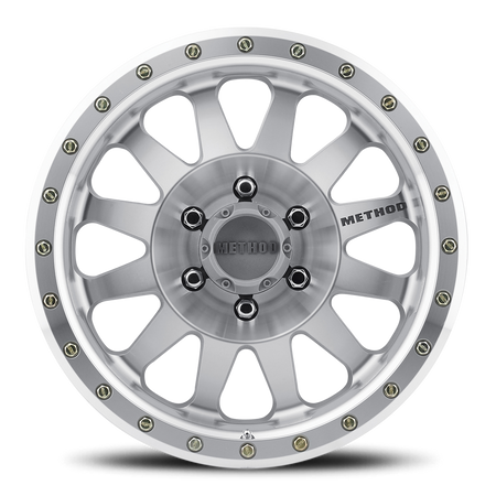 Aluminum Wheels 16x8 Double Standard MR304 Bolt Pattern 6 On 139.7 Offset 0 Lip Size 2.76 Machined SL Clear Coat Method