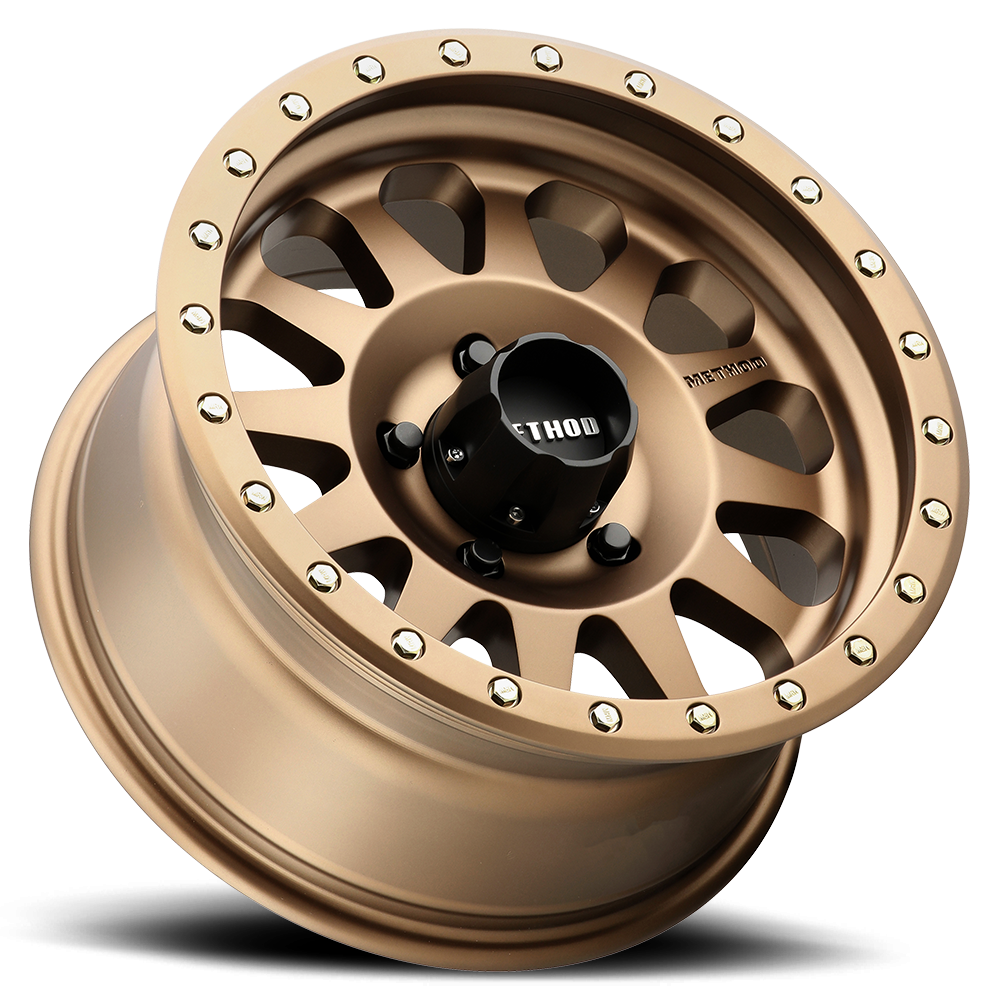 Aluminum Wheels 17x8.5 Double Standard MR304 Bolt Pattern 5 On 127 Offset 0 Lip Size 3.07 Method Bronze BRZ Method