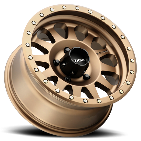 Aluminum Wheels 17x8.5 Double Standard MR304 Bolt Pattern 5 On 127 Offset 0 Lip Size 3.07 Method Bronze BRZ Method