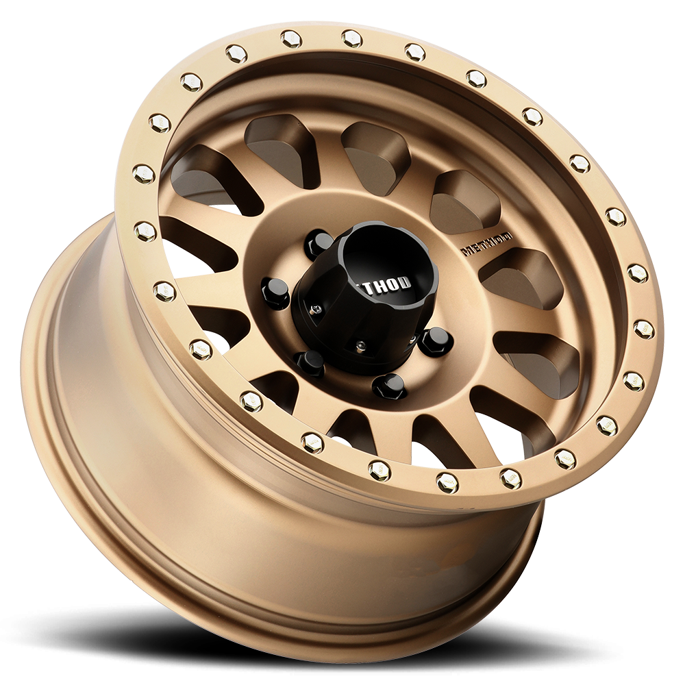Aluminum Wheels 17x8.5 Double Standard MR304 Bolt Pattern 6 On 139.7 Offset 0 Lip Size 2.6 Method Bronze BRZ Method