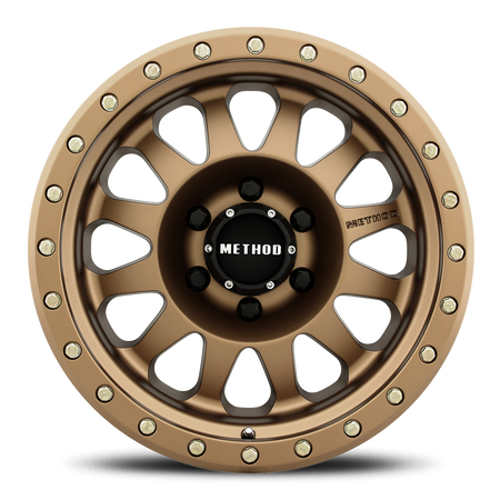 Aluminum Wheels 17x8.5 Double Standard MR304 Bolt Pattern 6 On 139.7 Offset 0 Lip Size 2.6 Method Bronze BRZ Method
