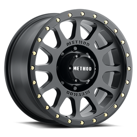 Aluminum Wheels 17x8.5 NV HD MR305 Bolt Pattern 8 On 165.1 Offset 0 Lip Size 1.26 Matte Black MB Method
