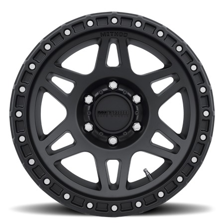 Aluminum Wheels 17x9 MR312 Bolt Pattern 6 On 139.7 Offset -12 Lip Size 0.91 Matte Black MB Method