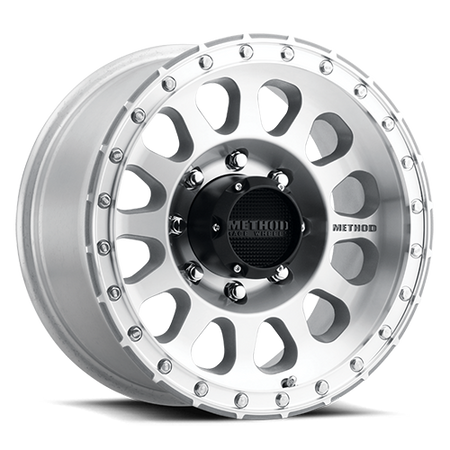 Aluminum Wheels 20x9 MR315 Bolt Pattern 8 On 170 Offset 18 Lip Size 2.13 Machined SL Clear Coat Method