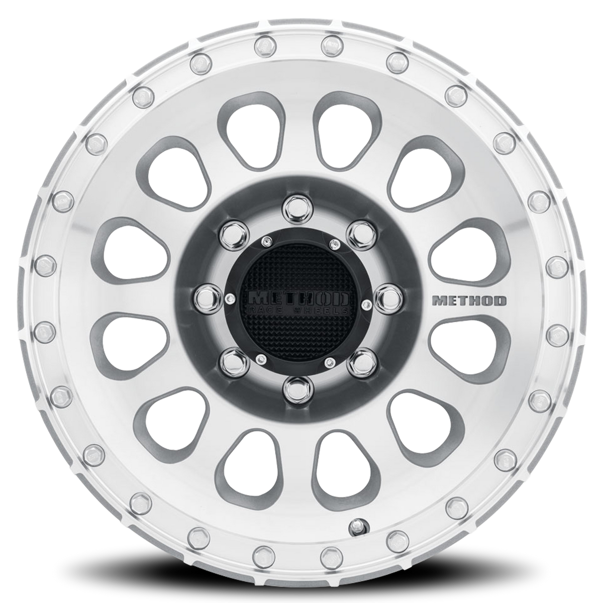 Aluminum Wheels 20x9 MR315 Bolt Pattern 8 On 170 Offset 18 Lip Size 2.13 Machined SL Clear Coat Method