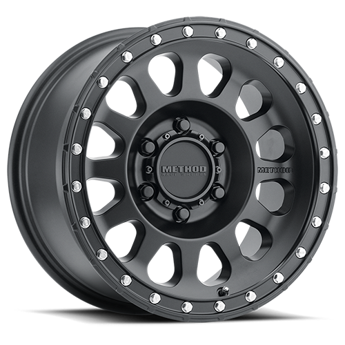 Aluminum Wheels 17x8.5 MR315 Bolt Pattern 6 On 139.7 Offset 0 Lip Size 1.65 Matte Black MB Method