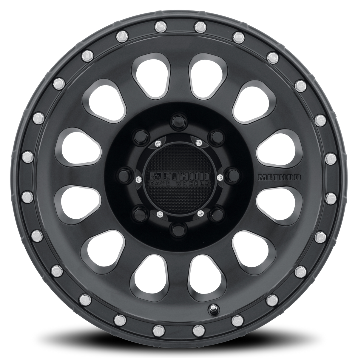 Aluminum Wheels 17x8.5 MR315 Bolt Pattern 8 On 165.1 Offset 25 Lip Size 1.89 Matte Black MB Method
