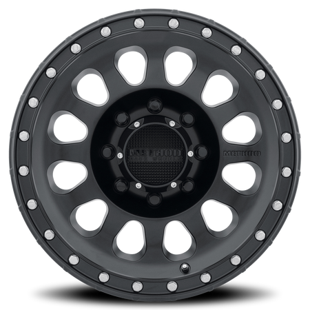 Aluminum Wheels 17x8.5 MR315 Bolt Pattern 8 On 165.1 Offset 25 Lip Size 1.89 Matte Black MB Method