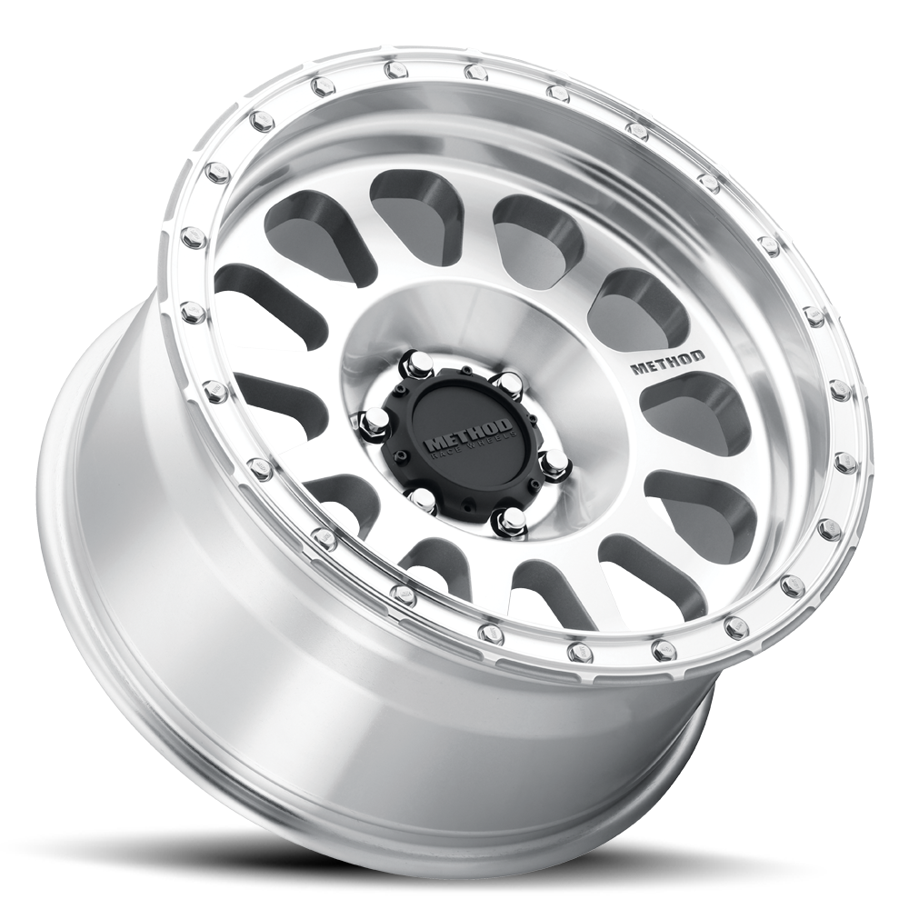 Aluminum Wheels 18x9 MR315 Bolt Pattern 6 On 139.7 Offset 18 Lip Size 1.65 Machined SL Clear Coat Method