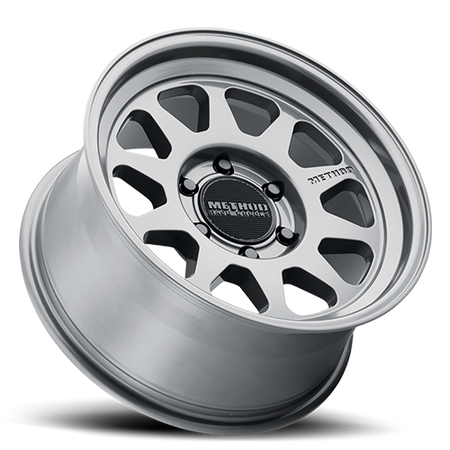 Aluminum Wheels 17x8 MR316 Bolt Pattern 6 On 139.7 Offset 25 Lip Size 1.5 Gloss Titanium TT Method