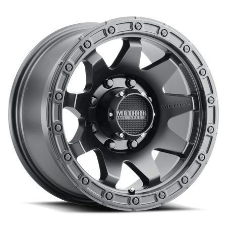 Aluminum Wheels 20x9 MR317 Bolt Pattern 8 On 180 Offset 18 Lip Size 0.83 Matte Black MB Method