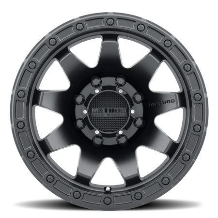 Aluminum Wheels 20x9 MR317 Bolt Pattern 8 On 180 Offset 18 Lip Size 0.83 Matte Black MB Method