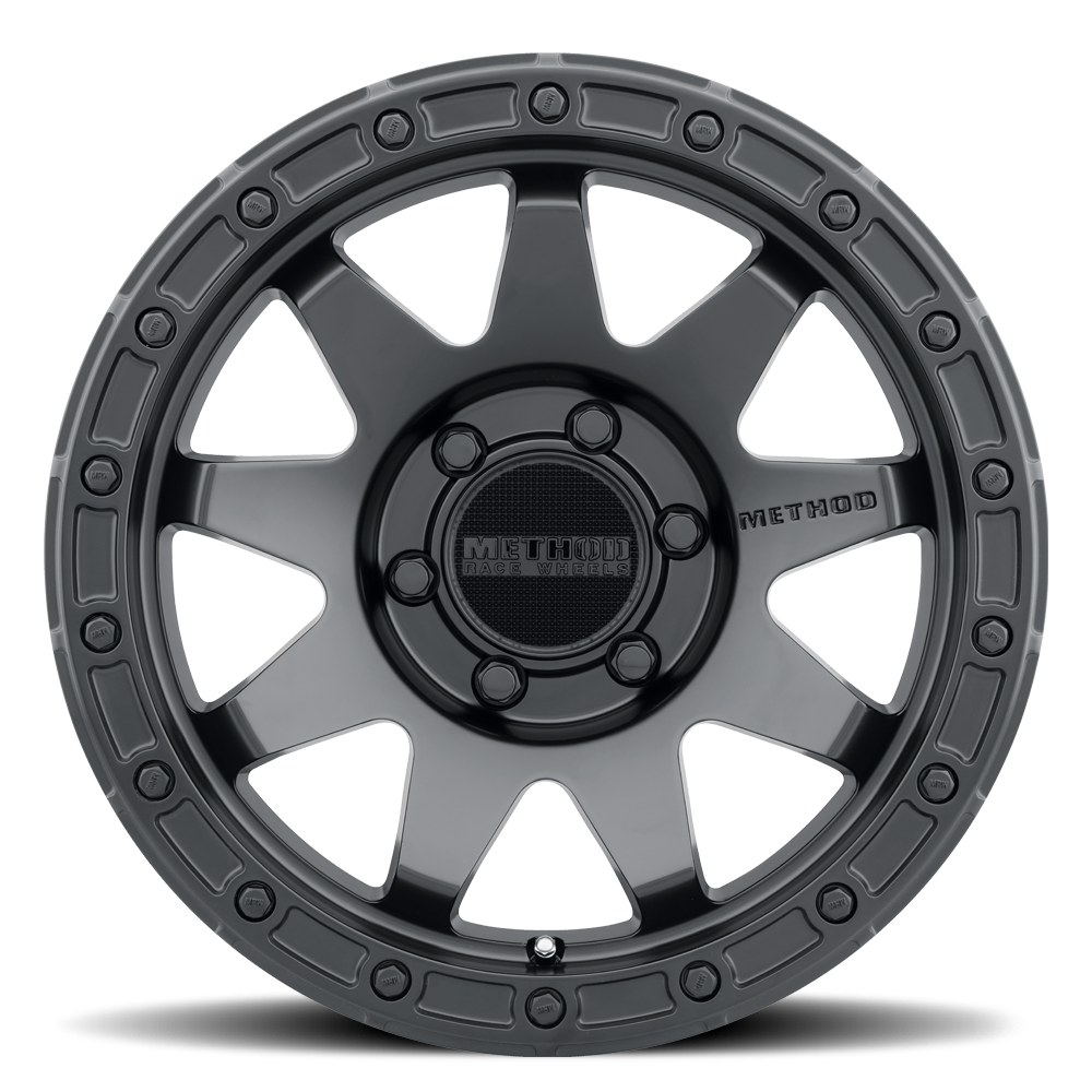 Aluminum Wheels 18x9 MR317 Bolt Pattern 6 On 135 Offset 18 Lip Size 0.83 Matte Black MB Method
