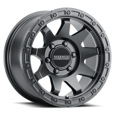 Aluminum Wheels 18x9 MR317 Bolt Pattern 5 On 150 Offset 18 Lip Size 0.83 Matte Black MB Method