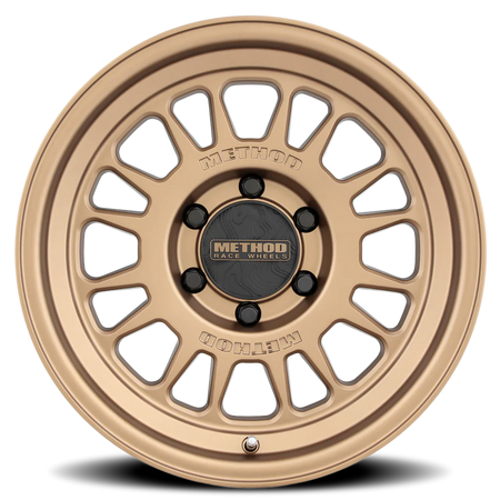Aluminum Wheels 17x8.5 MR318 Bolt Pattern 6 On 139.7 Offset 0 Lip Size 1.97 Method Bronze BZ Method