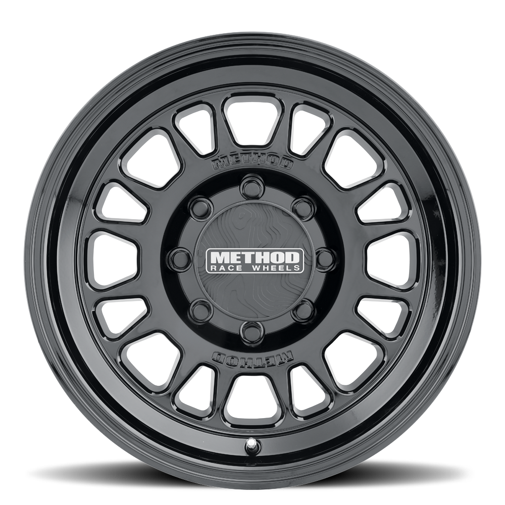 Aluminum Wheels 18x9 MR318 Bolt Pattern 8 On 165.1 Offset 18 Lip Size 1.89 Gloss Black GB Method