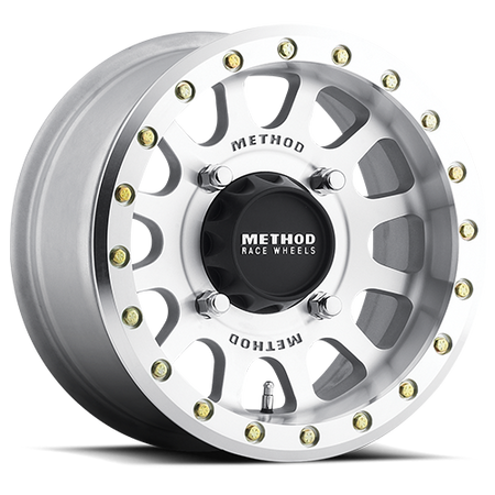 Aluminum Wheels 15x7 MR401 Beadlock UTV Bolt Pattern 4 On 156 Offset 13 Lip Size 1.77 Machined Raw Machined SL Method