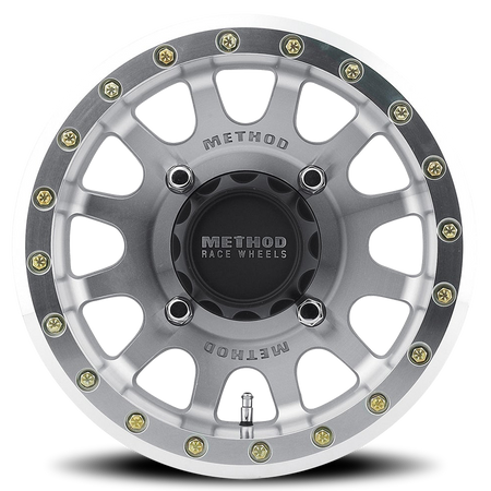 Aluminum Wheels 15x7 MR401 Beadlock UTV Bolt Pattern 4 On 156 Offset 13 Lip Size 1.77 Machined Raw Machined SL Method