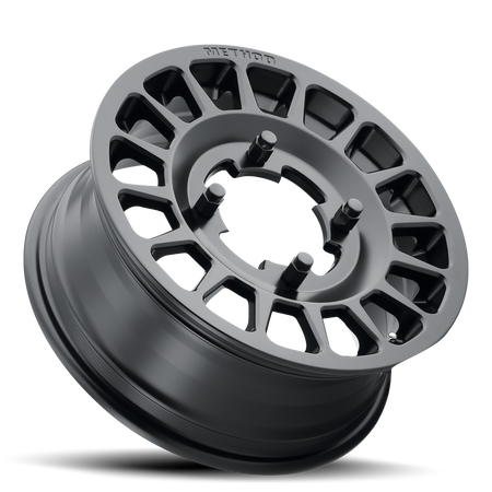 Aluminum Wheels 15x6 MR407 Bead Grip UTV Bolt Pattern 4 On 136 Offset 51 Lip Size 0 Matte Black MB Method