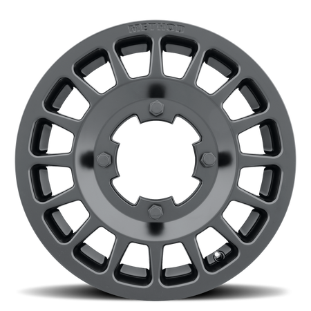 Aluminum Wheels 15x6 MR407 Bead Grip UTV Bolt Pattern 4 On 136 Offset 51 Lip Size 0 Matte Black MB Method