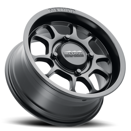 Aluminum Wheels 15x10 MR409 Bead Grip UTV Bolt Pattern 4 On 156 Offset 0 Lip Size 4.33 Matte Black MB Method