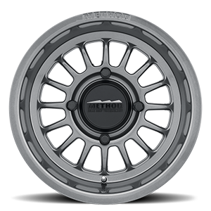 Aluminum Wheels 15x7 MR411 Bead Grip UTV Bolt Pattern 4 On 156 Offset 13 Lip Size 1.85 Gloss Titanium SL Method