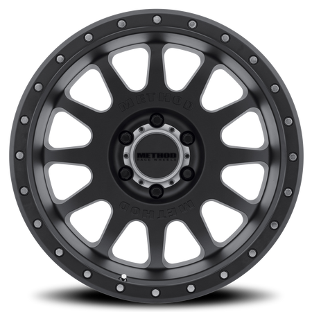 Aluminum Wheels 20x9 NV MR605 Bolt Pattern 6 On 135 Offset -12 Lip Size 1.85 Matte Black MB Method