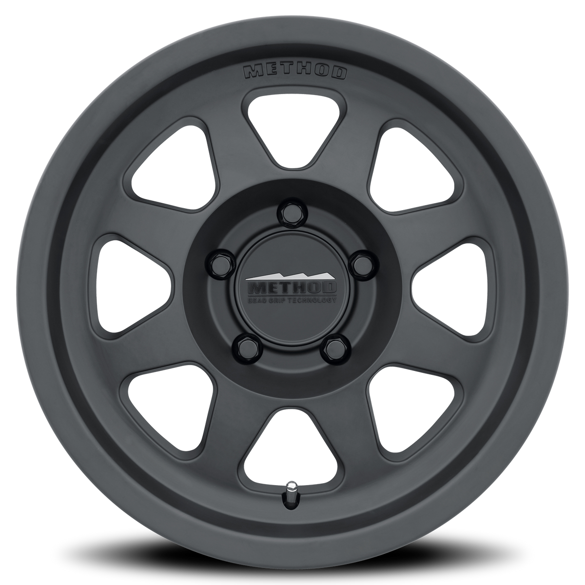 Aluminum Wheels 17x7.5 Bead Grip MR701 Bolt Pattern 5 On 160 Offset 50 Lip Size 0.98 Matte Black MB Method
