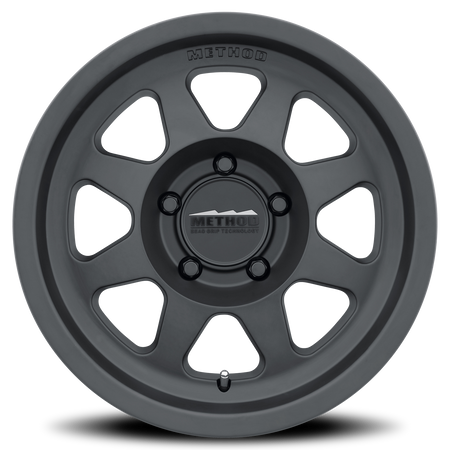 Aluminum Wheels 17x7.5 Bead Grip MR701 Bolt Pattern 5 On 160 Offset 50 Lip Size 0.98 Matte Black MB Method