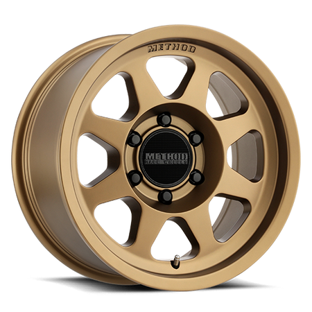 Aluminum Wheels 17x8.5 Bead Grip MR701 Bolt Pattern 6 On 139.7 Offset 0 Lip Size 1.81 Method Bronze BRZ Method