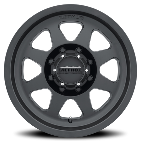 Aluminum Wheels 17x8.5 Bead Grip MR701 Bolt Pattern 8 On 170 Offset 0 Lip Size 1.81 Matte Black MB Method