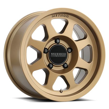 Aluminum Wheels 17x9 Bead Grip MR701 Bolt Pattern 5 On 127 Offset -12 Lip Size 1.97 Method Bronze BRZ Method