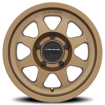 Aluminum Wheels 17x9 Bead Grip MR701 Bolt Pattern 5 On 127 Offset -12 Lip Size 1.97 Method Bronze BRZ Method