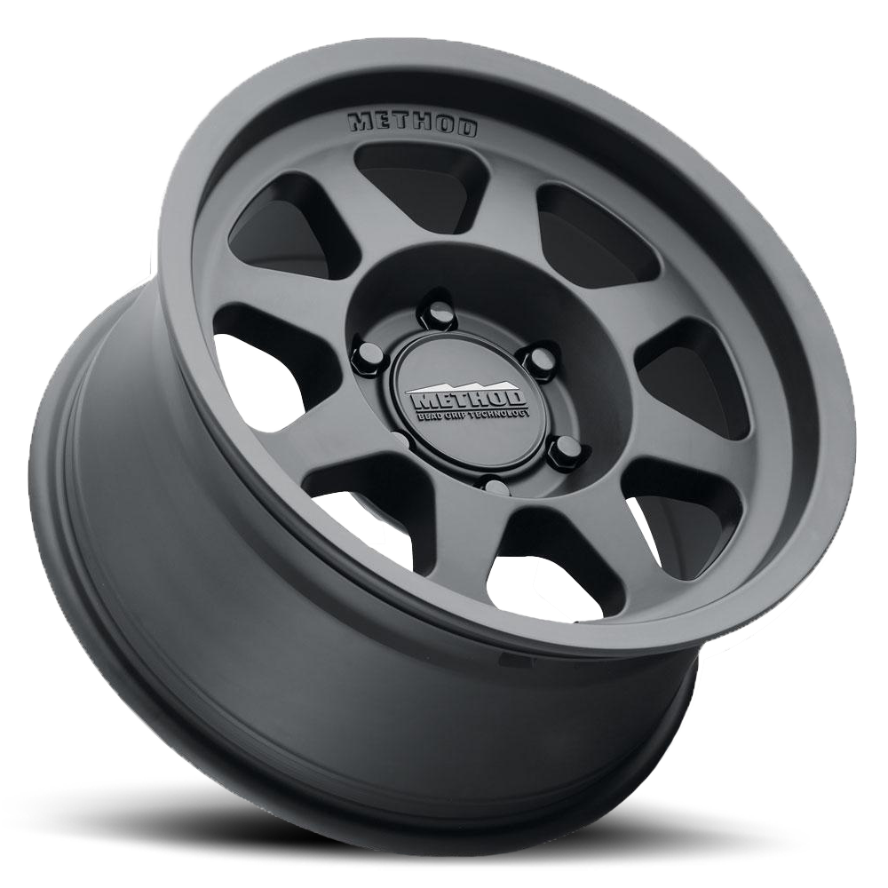 Aluminum Wheels 18x9 Bead Grip MR701 Bolt Pattern 6 On 135 Offset 18 Lip Size 1.81 Matte Black MB Method