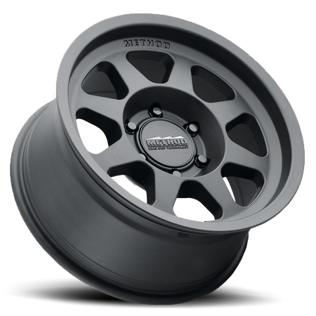 Aluminum Wheels 18x9 Bead Grip MR701 Bolt Pattern 6 On 139.7 Offset 18 Lip Size 1.81 Matte Black MB Method